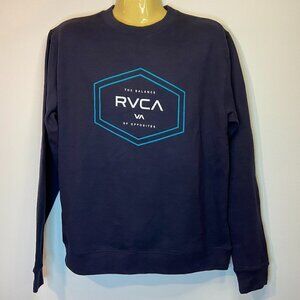 RVCA Men's Navy Fleece Sweater - Size Small - NWT